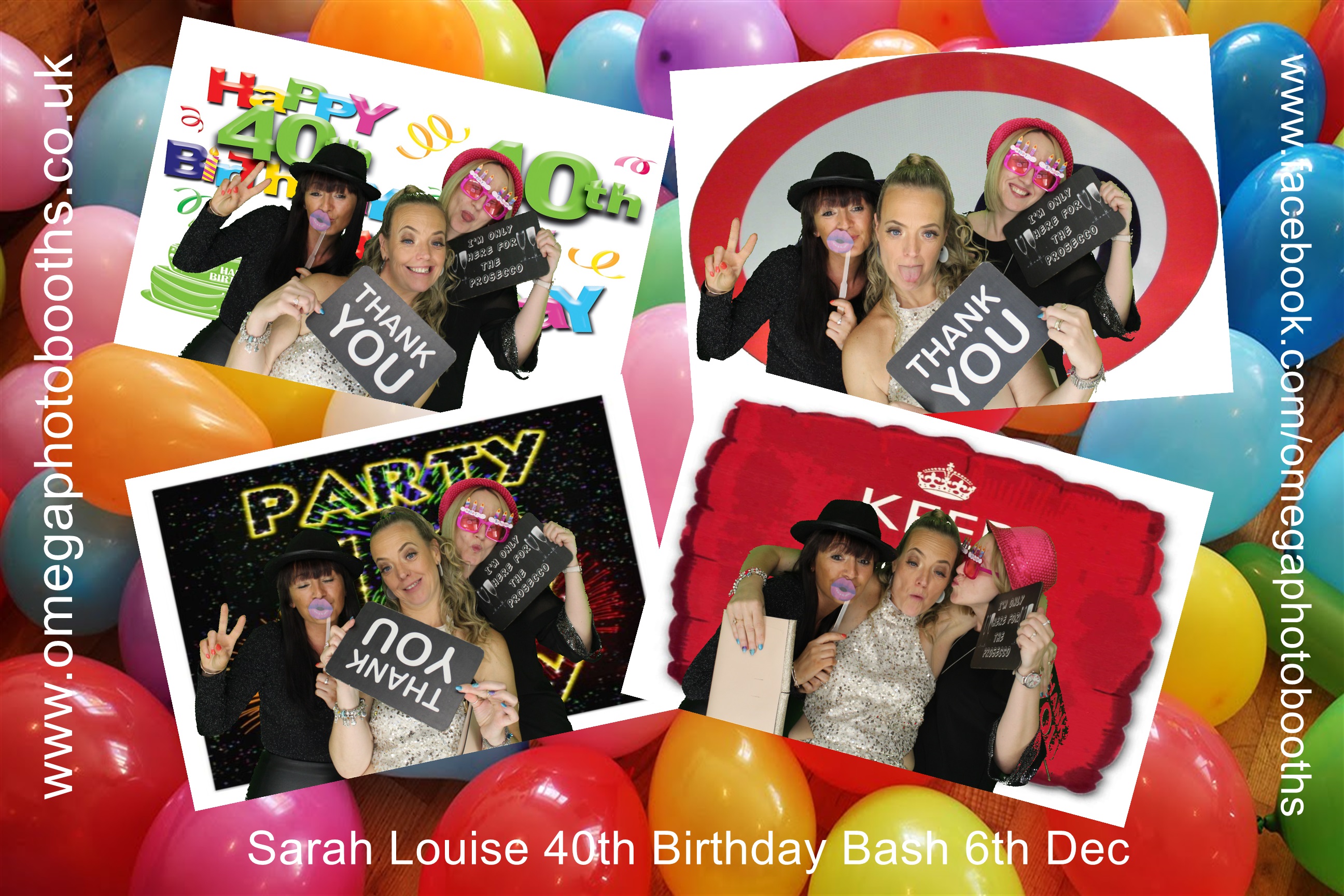 Sarah Louise 40th  | View more photos from the event at gallery.omegaphotobooths.co.uk/u/Omega-Photobooths/Sarah-Louise-40th